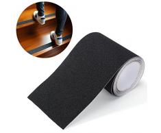 BESTOMZ 15CM x 5M Anti-Rutsch Band Aufkleber für Treppen Belag Streifen (schwarz)