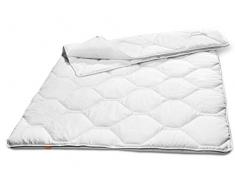 sleepling 190103 Komfort 360 Bettdecke Made in Germany Baumwolle Satin 4-Jahreszeiten 155 x 220 cm, weiß
