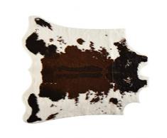Marbeine Bodenmatte, Kuhfell-Imitat, Teppich für Dekoration Haus, Fell, Teppich für Schlafzimmer, Wohnzimmer, Krippe, Badezimmer, Karpette 110 x 85 cm.