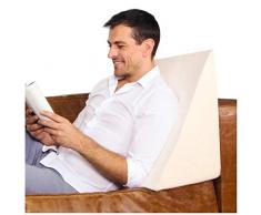 Purovi Keilkissen für Bett und Sofa | Rückenstütze | Nackenkissen | Lesekissen | Das perfekte Couch Kissen für Ihr Zuhause