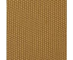 URBANARA Baumwolldecke “Antua“ - 100% reine Baumwolle, Senfgelb, gestrickt – 140 x 200 cm, Strick-Decke, Überwurf, Plaid, Sofadecke, Kuscheldecke
