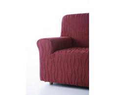 Zebra Textil Sofa, Rot