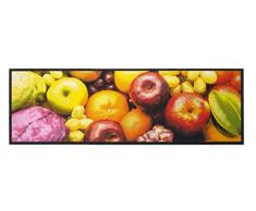 Küchenläufer / Küchenmatte / Dekoläufer für Küche und Bar / Teppich / Läüfer / Läufer / waschbare Küchenläufer / Küchendeko Modell ,,COOK & WASH Fruits -Obst - Größe ca. 50 x 150 cm / Maschinen waschbar auf 30 grad
