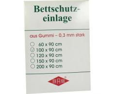 BETTEINLAGE Gummiplatte 0,3 mm 90x100 cm weiß 1 St