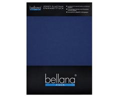 bellana® AQUA Jersey Multifunktions-Spannbettlaken für Wasserbetten in Normal- und Übergrößen, 90-100-120x200-220 cm in marine