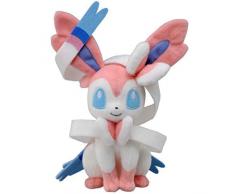 Fymmm`shop Plüschtier Eevee Sitzen Plüschpuppe Spielzeug Kuscheltiere Kindergeschenk Für Kinder Geburtstag Weihnachtskissen