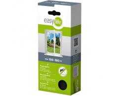 Insektenschutz Fliegengitter 150 x 180 cm anthrazit Fenstergitter