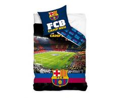 FC Barcelona Bettwäsche 135x200cm/80x80cm Camp NOU FCB3003-135