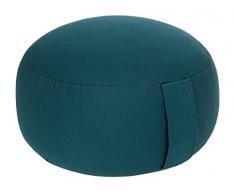 Meditationskissen/Yogakissen Glückssitz Basic Made in Germany, Buchweizenschalen, Petrol