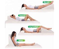 Goldstar Orthopädisches Keilkissen mit medizinischem Design, hypoallergen, Unterstützung für Rückenschmerzen, Säure, Reflux, Schnarchen, Gerd, Sodbrennen, Verdauungsstörung, Mehrzweck