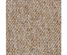 Teppichboden Auslegware Meterware Schlinge beige hell 400 und 500 cm breit, verschiedene Längen