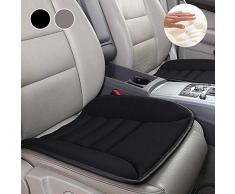 Big Ant Sitzkissen Auto, Orthopädisches Sitzkissen Memory Foam Sitzkissen Weiche Stuhl Sitzkissen Sitzauflagen Geeignet für Auto, Bürostuhl und Rollstuhl(Schwarz 1-Stück)