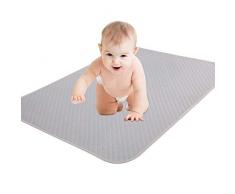 KEAFOLS Inkontinenzauflage Waschbar Baby Matratzenauflage Wasserdicht 70x100 / 75x90 / 70x140 cm Matratzenschoner atmungsaktive Wickelauflage Wickelunterlage für Kinder Erwachsene Haustier