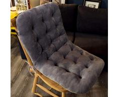 KTOL Sitzkissen Hochlehner-Auflage Stuhlkissen Sitzauflage,Indoor Outdoor Deckchair Liege Sitzkissen,büro Auto Stuhlkissen,terrasse Gartenstuhlauflage Rutschfestem Stuhlauflagen Kein Stuhl