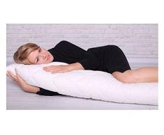 Moon Seitenschläferkissen/Stillkissen XXXL Serie 40x200 mit hoher Stützkraft durch Luftzellenstäbchen