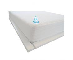 Julie Julsen 230 gm2 Matratzenschoner wasserdicht atmungsaktiv Molton in verschiedenen Größen 90 x 200 cm