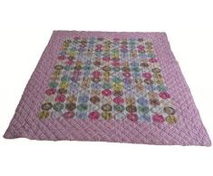 Beauty.Scouts Patchworkdecke Tagesdecke Plaid Donut 155x180 cm Größe 155x220