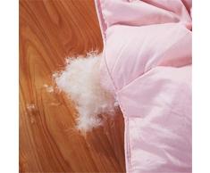 Rosa Gitter Prise Faltenfalte Weiche Bettdecke Decke 95% GäNsedaunen FüLlen Mit Superfeinfaser-Baumwollbezug Winter TröSter BettwäSche Steppdecke FüR Kinder Erwachsene KöNig KöNigin,Queen/200x230cm