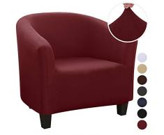 NIBESSER Sesselschoner Sesselüberwurf Sesselhusse Sesselbezug Jacquard Elastisch Stretch Husse für Cafe Stuhl Sessel