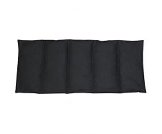 Dinkelkissen 50x20cm SCHWARZ ; Wärme + Kältetherapie ; Körnerkissen