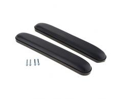 joyMerit 1 Paar Armlehnenschoner Armlehnenbezug Stretchbezug Stretchhusse für Armlehnen - Blaue PU