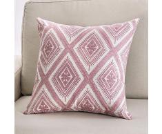 GHOOL Gestickte Kissen Sofa Kissen Bearbeiten Wohnzimmer Stuhl Zurück Zu Kissen Schnürsenkel 45X45Cm