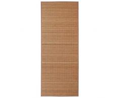 vidaXL Bambus Matte Bambusteppich Küchenteppich Bambusmatte Vorleger Läufer