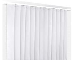 Verdunkelungsgardine mit Kräuselband, blickdichter Vorhang 300x245 cm Farbe wählbar, Weiß