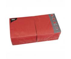 Papstar 12483 250 Servietten, 3-lagig 1/4-Falz 33 x 33 cm rot
