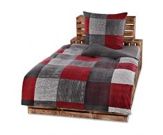 Niceprice Winter Bettwäsche Flausch Fleece Liam Wende in 3 Größen, 2X 135x200 + 2X 80x80