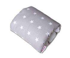 Stillkissen mini kleines Stillkissen Stillmuff in verschiedenen Designs von HOBEA-Germany (grau mit weißen Sternen)