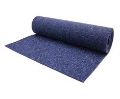 Nadelfilz Teppichboden Meterware MERLIN Schwer Entflammbar - Dunkelblau, 2,00m x 3,00m, Bodenbelag Auslegware Meterware, Antistatischer, Strapazierfähiger, Nadelvlies Büro Messe Teppichboden