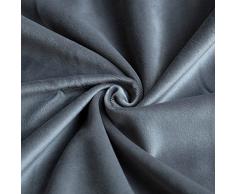 MIULEE 2er Set Samt Kissenbezug Kissenhülle Dekorative Dekokissen Sofakissen Lendenkissen Wurfkissenbezug mit Verstecktem Reißverschluss Sofa Schlafzimmer Auto 18x 18 Inch 45 x 45 cm 2er Set Grau