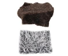 Perfeclan 2 Stück Neugeborenes Baby Webpelz Decke Korb Stuffer Fotografie