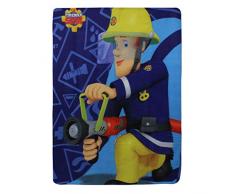 SETINO 720-305 Feuerwehrmann Sam Fleece Decke Kuscheldecke Tagesdecke 100x140cm