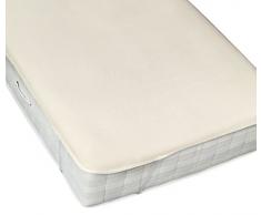 PremiumShop321 Moon-clean Molton Matratzenauflage Matratzenschutz mit Eckgummis 95° waschbar, Made in Germany-120x220