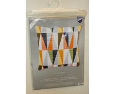 Vervaco Spannstich Stickkissen Pyramiden Spannstichkissen, Baumwolle, Mehrfarbig, 40 x 40 x 0.3 cm