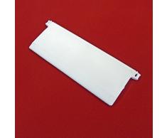 Easy-Shadow - 90 Stück Beschwerungsplatten Gewicht für Lamellenvorhang Stofflamellen Breite 127 mm - Vertikal Lamellen Vorhang / Vertikal Jalousie / Vertikaljalousie / Vertikal-Anlage / Vertikalanlage / Vorhang-Lamellen 127mm - weiß