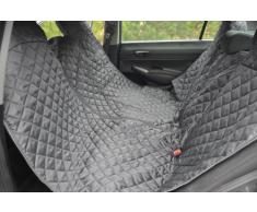 tierlando® Autoschondecke, Autoschutzdecke, Hundedecke, mit Reißverschluß teilbar, 180 x 140 cm, Graphit - SMR-180-02