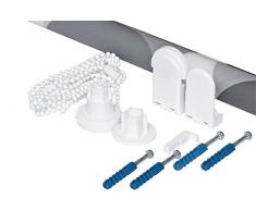 BASIC DUSCHROLLO 140x190 CM BAMBUS WEISS GRÜN DUSCHVORHANG! SHOWER ROLLO CURTAIN