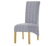 BPHMC 4 STÜCKE XL Größe Lange Rückenlehne Stuhlabdeckung Europa Stil Große Größe Sitz Stuhlhussen Restaurant Hotel Party Bankett Hussen Dekoration Esszimmerstuhl Abdeckung