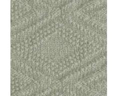 Linen & Cotton Leicht Warme Decke Wolldecke Gestrickt Arianna -100% Reine Neuseeland Wolle, Grau (120 x 180cm) Wohndecke Kuscheldecke Strick Sofadecke Strickdecke Überwurf Plaid Schurwolle Couch Sofa