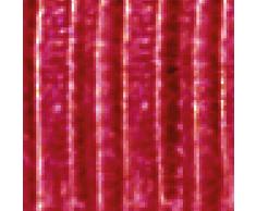 Arsvita Fadenvorhang Lurex-Optik Fadengardine Türvorhang mit Ösen, Trendige Dekoration in vielen verschiedenen Ausführungen erhältlich (140x250 cm/rot - Bordeaux)