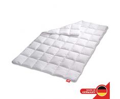 Medicate Allergiker Ganzjahresdecke 220 x 240 cm, klimaregulierende Bettdecke aus Mikrofaser, Decke Kochfest waschbar 95°C, Herstellung in Deutschland