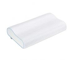 Memory Foam Kissen zum Schlafen, Orthopädisches Nackenstützkissen, Halswirbelsäulen Kissen gegen Nackenschmerzen, Kopf- und Nackenstütze für Rücken, Bauch, Seitenschläfer, waschbarer Kissenbezug