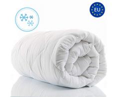 Amazinggirl Bettdecke 200x220 winterdecke Steppdecken Schlafdecke - Winterbettdecke warm für Allergiker Steppbettdecke weiß hypoallergen aus Microfaser 200 220