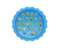 Formulaone Summer Outdoor Spray Wasserkissen PVC Aufblasbares Spray Wasserspielzeug für Kinder Spielen Sie Wassermattenspiele Beach Lawn Sprinkler Pads-Blue