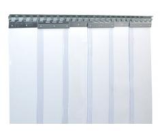 PVC Streifenvorhang Lamellen 2x200mm - H2,25 x B1,20 m - fertig vormontiert - VZ