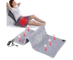 Heizkissen, Heizdecke, Wärmedecke mit Abschaltautomatik & Überhitzungsschutz, Elektrische Heizdeck, Wärmekissen Elektrisch für Rücken Nacken Schulter Füße Schnell Heiztechnik, 70 * 34cm