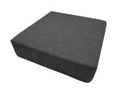 PROHEIM Orthopädische Sitzerhöhung 10 cm hoch in Anthrazit 38 x 38 cm Sitzfläche Sitzkissen fleckgeschützt wassergeschützt Stuhlkissen Blockkissen ideal für Rollstuhlfahrer oder Kinder
